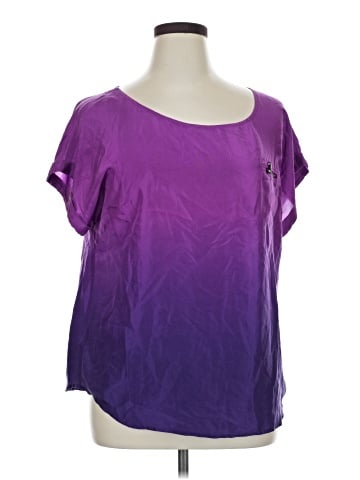 Ann Taylor LOFT Short Sleeve Silk Top (view 1)