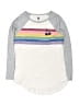 Tea 100% Cotton Silver 3/4 Sleeve T-Shirt Size 8 - photo 1