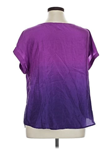 Ann Taylor LOFT Short Sleeve Silk Top (view 2)