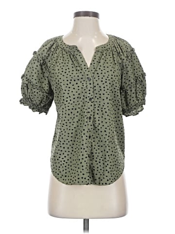 Ann Taylor Short Sleeve Blouse (view 1)