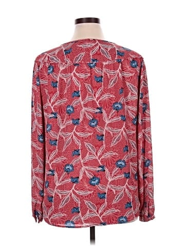Rose + Olive Long Sleeve Blouse (view 2)