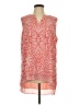 Fever 100% Polyester Red Sleeveless Blouse Size L - photo 1