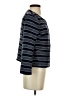Ann Taylor LOFT Stripes Blue Jacket Size 4 - photo 4