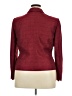 Le Suit 100% Polyester Tweed Burgundy Blazer Size 18 - photo 2