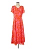 Talbots Paisley Orange Casual Dress Size 4 - photo 1