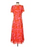 Talbots Paisley Orange Casual Dress Size 4 - photo 2