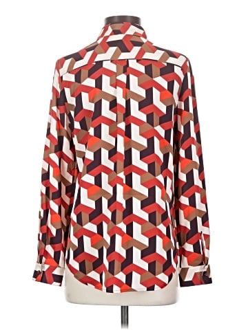 Classiques Entier Long Sleeve Silk Top (view 2)