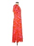 Talbots Paisley Orange Casual Dress Size 4 - photo 4