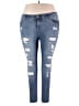 Torrid Hearts Blue Jeans Size 18 - photo 1