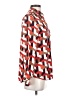 Classiques Entier Print Red Long Sleeve Silk Top Size XS - photo 4
