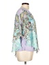 Sara Michelle Teal Poncho Size L - photo 4