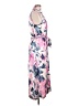 DKNY 100% Polyester Print Pink Casual Dress Size 12 - photo 4