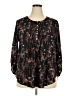 Daniel Rainn Black Long Sleeve Blouse Size XXL - photo 1