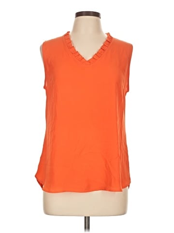 Ann Taylor Factory Sleeveless Blouse (view 1)