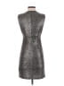 Topshop Metallic Silver Cocktail Dress Size 4 - photo 2