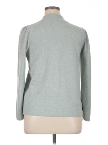 Madewell (Re)sourced Plush Mockneck Puff-Sleeve Top (view 2)