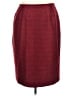 Le Suit 100% Polyester Chevron-herringbone Burgundy Formal Skirt Size 18 - photo 1