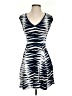 Milly Animal Print Blue Cocktail Dress Size S - photo 1