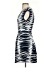 Milly Animal Print Blue Cocktail Dress Size S - photo 5