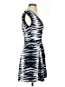 Milly Animal Print Blue Cocktail Dress Size S - photo 4