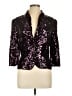 IISLI 100% Cotton Purple Blazer Size 10 - photo 1