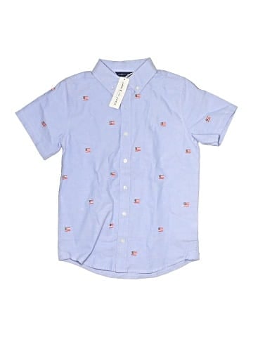 Janie and Jack Short Sleeve Button-Down Shirt (view 1)