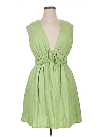 Madewell Sophia Deep-V Mini Dress (view 1)
