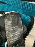 White House Black Market Stripes Teal Pullover Sweater Size M - photo 8
