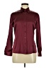 Pendleton 100% Polyester Burgundy Long Sleeve Blouse Size 6 Petite - photo 1