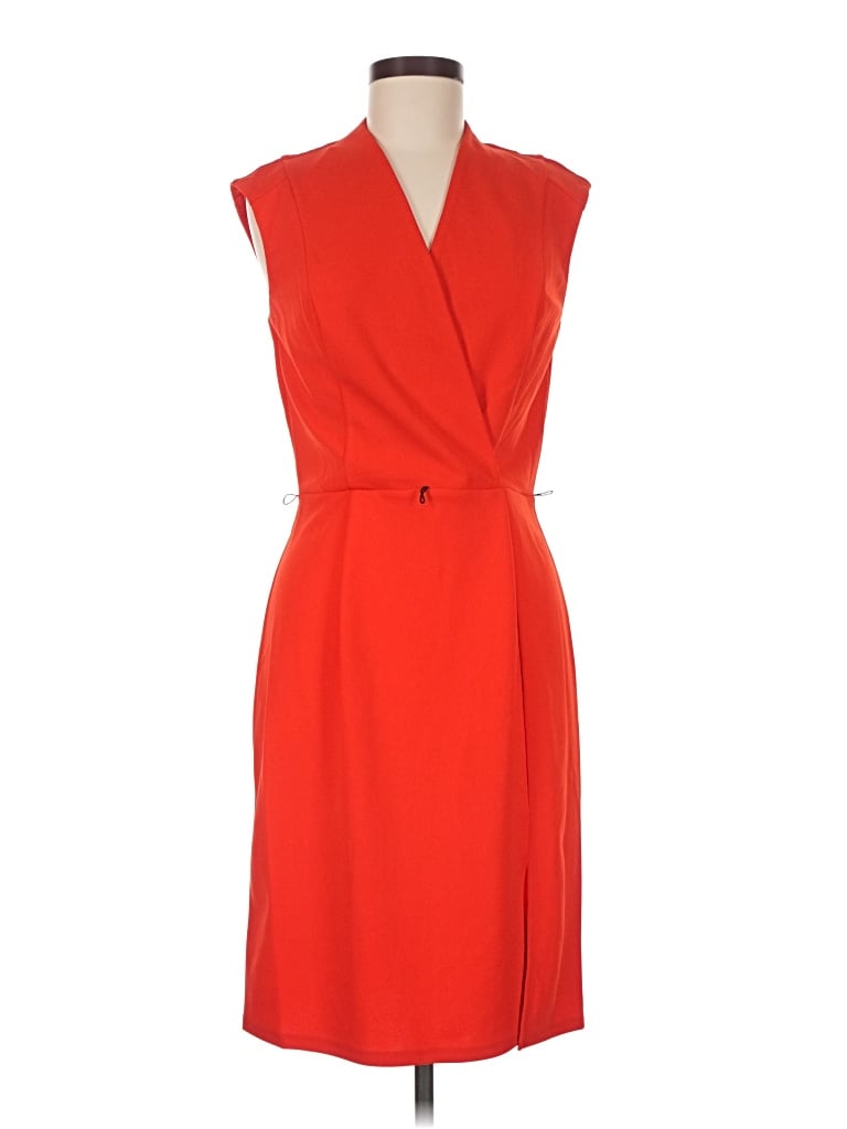 Pre-owned En Focus Studio Cocktail Dress In Red