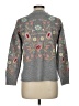 Unbranded Floral Gray Pullover Sweater Size L (estimated) - photo 2
