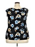 Kasper Black Sleeveless Blouse Size 2X - photo 1