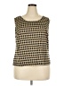 R&K Houndstooth Tan Tank Top Size 18 - photo 1