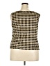 R&K Houndstooth Tan Tank Top Size 18 - photo 2