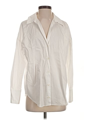 Zara Long Sleeve Button-Down Shirt (view 1)