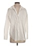 Zara Ivory Long Sleeve Button-Down Shirt Size XS - photo 1