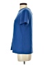 J.Crew 100% Polyester Blue Short Sleeve Top Size 4 - photo 5
