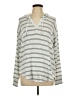 Market and Spruce Silver Pullover Sweater Size L - photo 1