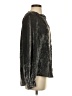 Pilcro Metallic Black Long Sleeve Blouse Size S - photo 4