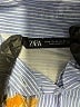 Zara Floral Blue Long Sleeve Button-Down Shirt Size M - photo 4