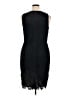 Ann Taylor 100% Polyester Black Cocktail Dress Size 16 - photo 2