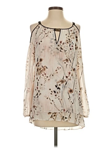 White House Black Market 3/4 Sleeve Blouse (view 1)