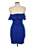 Sequin Hearts Blue Cocktail Dress Size 7 - photo 2