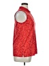 Lands' End 100% Cotton Red Sleeveless Button-Down Shirt Size 18 - photo 4