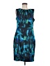 Tahari Graphic Teal Cocktail Dress One size - photo 1