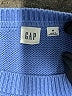 Gap 100% Cotton Blue Pullover Sweater Size M - photo 7