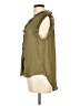 DKNY 100% Polyester Green Sleeveless Blouse Size L - photo 5