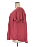 Torrid Burgundy Short Sleeve Blouse Size 3X Plus (3) - photo 5