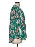Torrid 100% Polyester Green Short Sleeve Blouse Size Med Plus (00) - photo 4