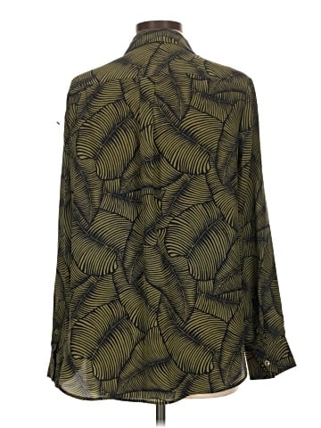 Ann Taylor Long Sleeve Silk Top (view 2)